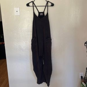 Free people hot shot onesie black size XS